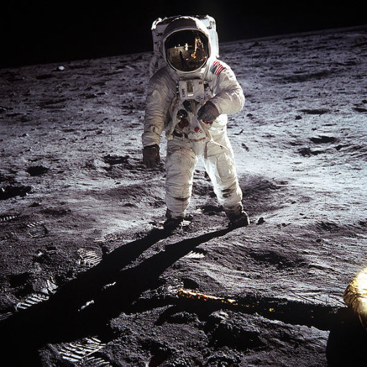 באז אולדרין במשימת אפולו 11